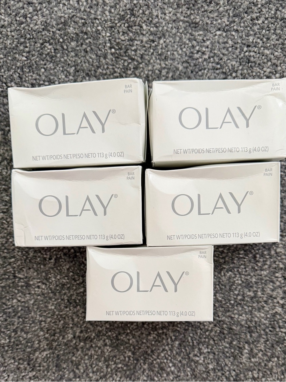 OLAY Bar Soap Pack in White Boxes